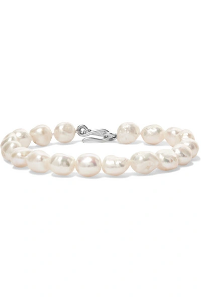 Sophie Buhai Pearl Anklet In White