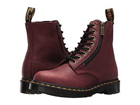 dr martens cherry red grizzly