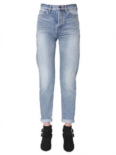 Saint Laurent Slim Fit Jeans In Denim