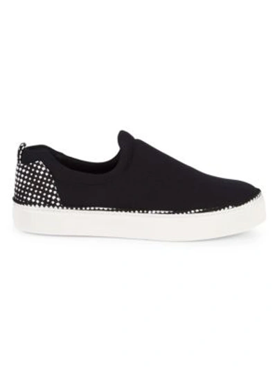 Stuart Weitzman Recovery Checkered Sneakers In Black
