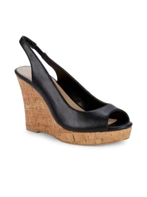 leandra slingback wedge