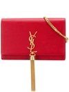 Saint Laurent Small Kate Crossbody Bag In Red