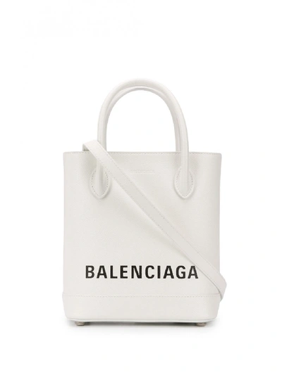 Balenciaga Ville Xxs AJ White Tote Bag