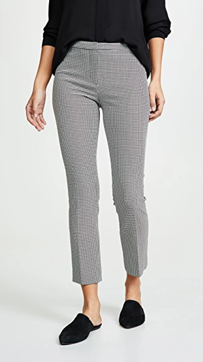 Theory Classic Skinny Pants In Black/ivory