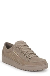 Mephisto Rainbow Sneaker In Warm Grey Suede