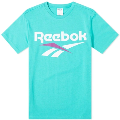 Reebok Classics Vector Logo T-shirt In Blue