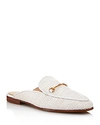 Sam Edelman Women's Linnie Woven Mules In White