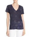 Rails Cara Printed Tee In Navy Stella