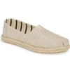 Toms Alpargata Slip-on In Pearlized Metallic Fabric