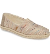 Toms Alpargata Slip-on In Birch Metallic Fabric