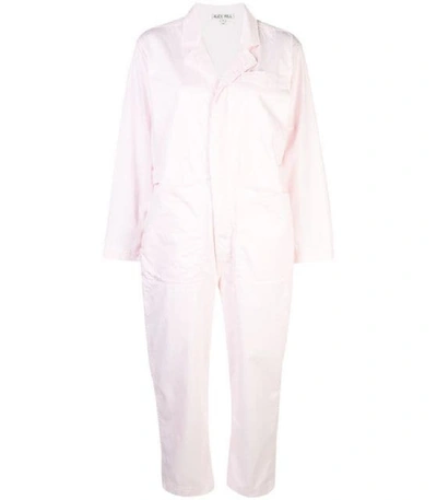 Alex Mill Stretch Cotton Jumpsuit In Pink