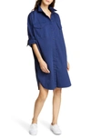 Alex Mill Military Shirtdress In Navy