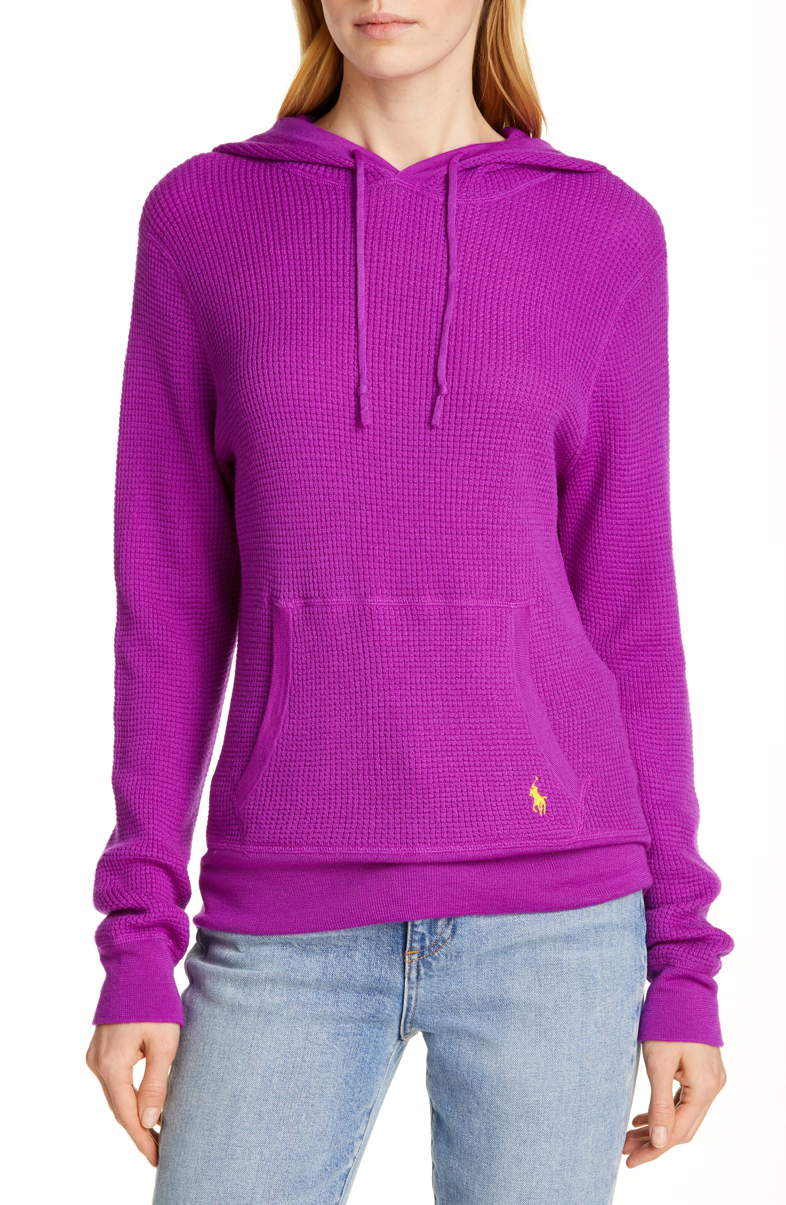 polo cashmere hoodie