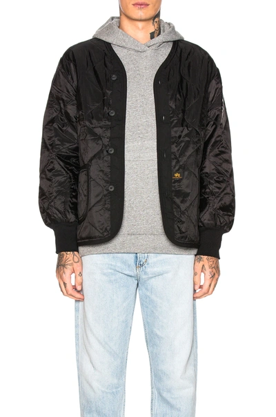 Alpha Industries Als Liner Jacket 100108 In Black