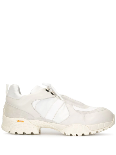 Alyx Panelled Lace-up Trainers In Off White