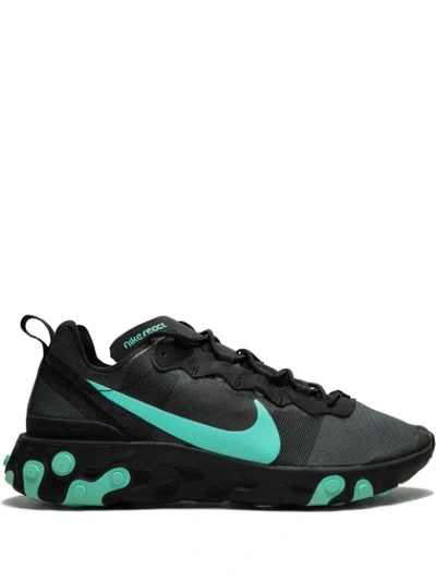 Nike React Element 55 Sneakers In 004 Black/aurgre | ModeSens