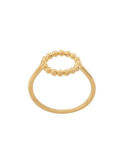 Astley Clarke Beaded Stilla Arc Ring In Gold