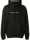 Famt F.a.m.t. 'freedom Is Not Free' Hoodie - Black