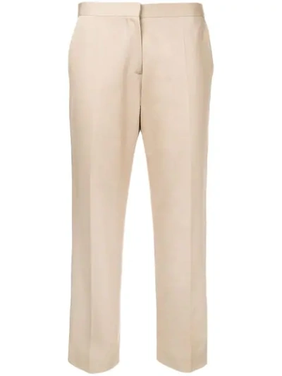 Marni Cropped Trousers In Brown