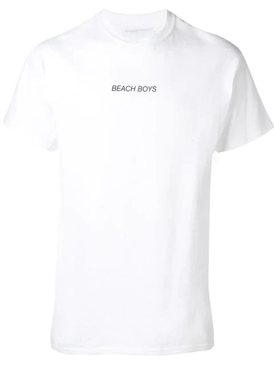 The Silted Company Beach Boys T In White