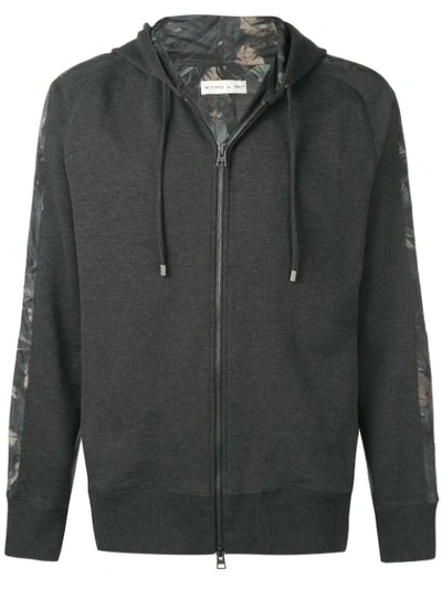 Etro Zipped-up Jacket In Grey