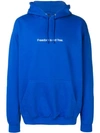 Famt 'freedom Is Not Free' Hoodie In Blue