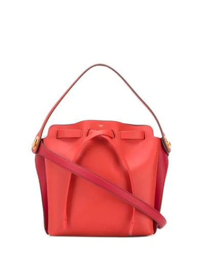 Anya Hindmarch Shoelace Drawstring Bag In Red