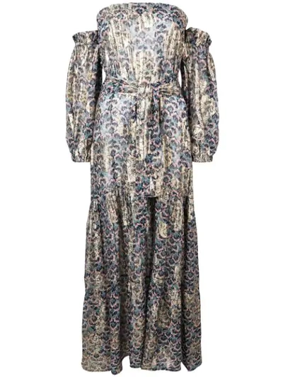 Anjuna Farah Maxi Dress In Blue