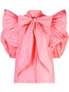 Marc Jacobs Ruffled Short-sleeved Shirt - Pink