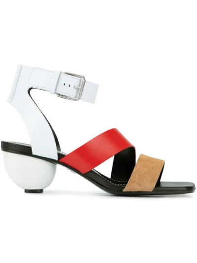 Proenza Schouler Ankle Strap Sandal In Multicolour