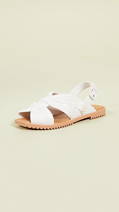 Melissa Sauce X Baja East Sandals In White/beige ModeSens