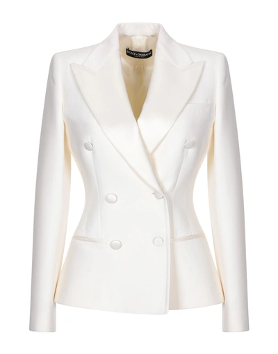 Dolce & Gabbana Blazers In White