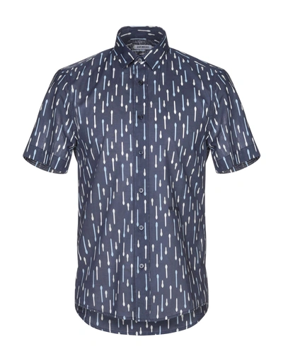 Bikkembergs Shirts In Dark Blue