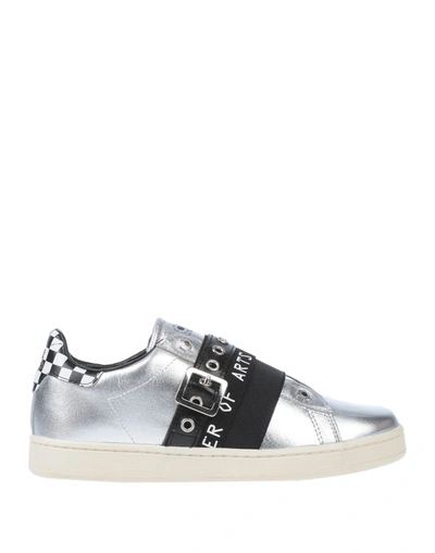 Moa Master Of Arts Sneakers In Silver