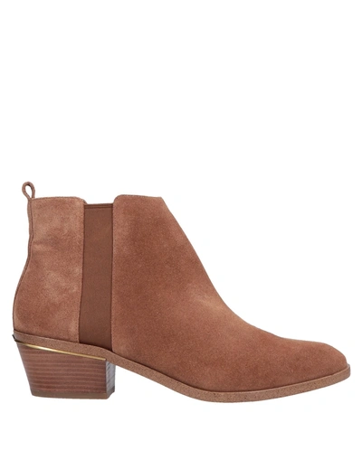 Michael Michael Kors Ankle Boot In Brown
