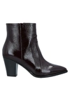 Alberto Fermani Ankle Boot In Deep Purple