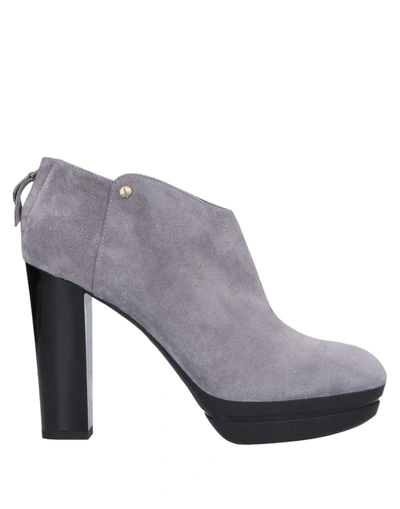 Hogan Ankle Boots In Grey