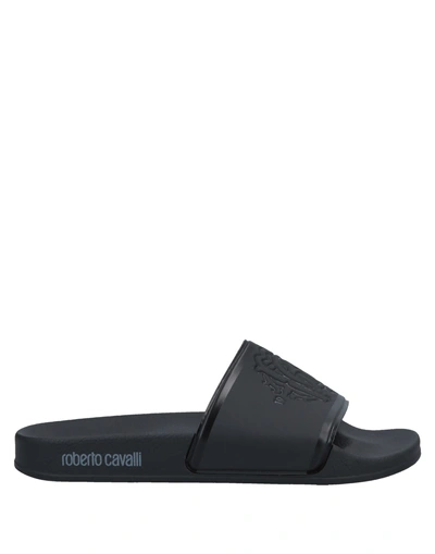 Roberto Cavalli Sandals In Black
