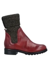 Alberto Fermani Ankle Boot In Brick Red