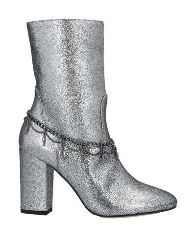 Pinko Ankle Boots In Silver