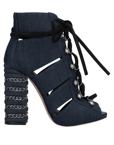 Le Silla Ankle Boot In Blue