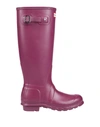 Hunter Boots In Garnet