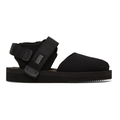 Suicoke Black Bita-v Sandals