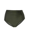 Água De Coco Bikini Bottoms In Dark Green