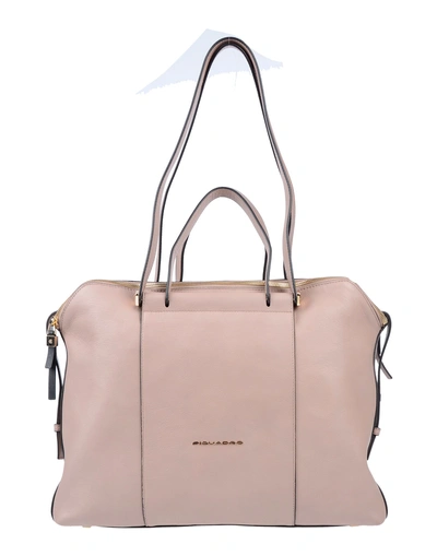 Piquadro Shoulder Bag In Light Brown