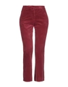 True Royal Casual Pants In Red