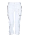 Richmond Denim Cropped Pants & Culottes In White