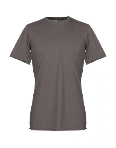 Thom Krom Mens T-shirt Mud In Lead