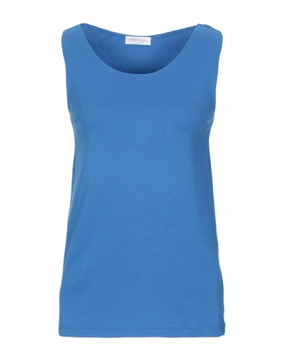 Gran Sasso Tank Tops In Bright Blue