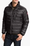 Canada Goose 'lodge' Slim Fit Packable Windproof 750 Down Fill Jacket In Graphite